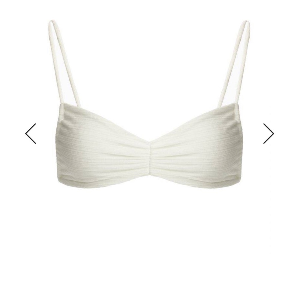 Naked Wardrobe Back it up crop top white S